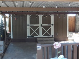 Large 10' X 16' shed with double doors