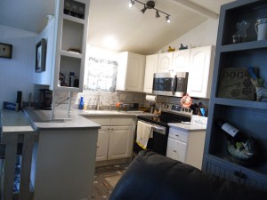 Kitchen with new appliances